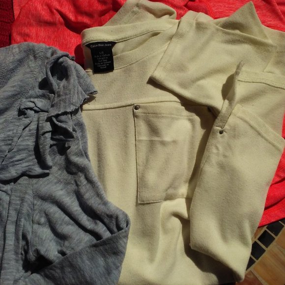 Y2K Grab Bag Mix Bundle (5) Knit Tops Romans Calvin Klein Seven7 Democracy Avia - Picture 4 of 11